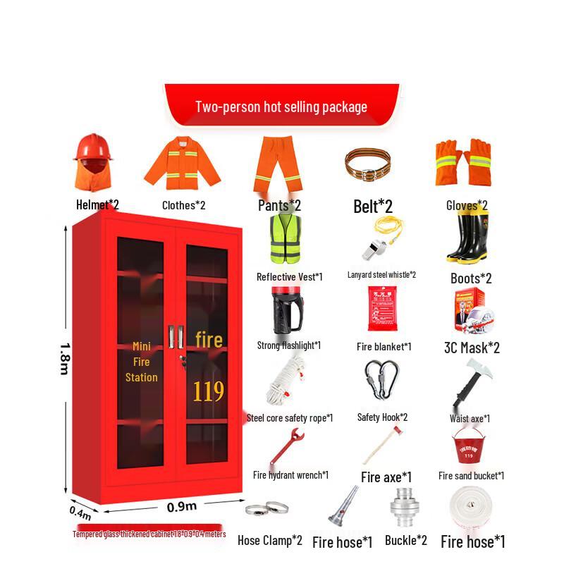 Yishunda Miniature Fire Station Emergency Cabinet