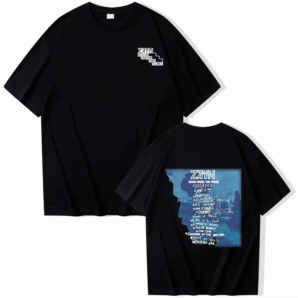 Zayn Malik 2025 Stairway To the Sky Tour T-Shirt, 100% Cotton Graphic Tee, Casual Streetwear for Fans & Daily Wear Women And Men T-Shirt