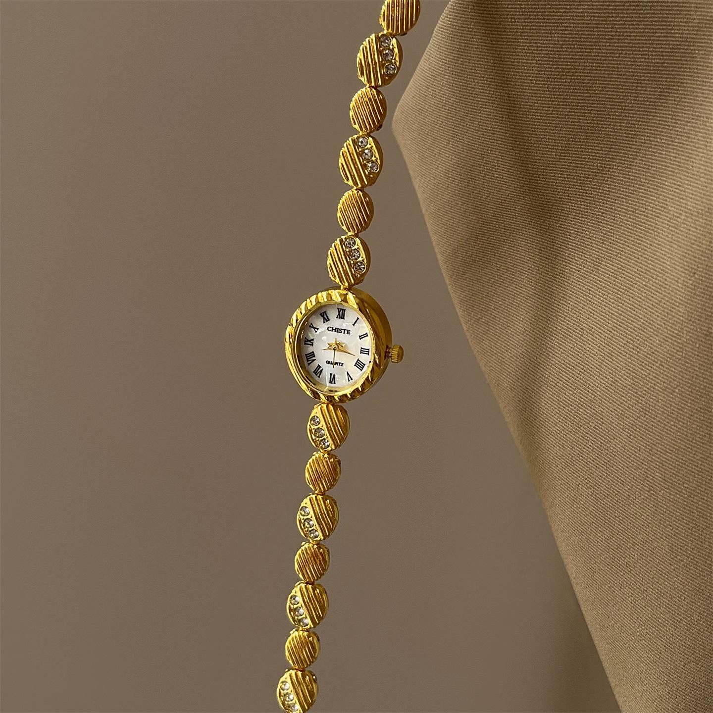 

Винтажные Маленькие Золотые Женские Часы Люксовый Бренд Классические Повседневные Кварцевые Овальный Циферблат Женские Наручные Часы Золотые Часы для Женщин 2026 белый