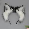 Rechargeable Movable Cat Ear Headband Electric Simulated Animal Hair Accessories for Cosplay Party Essential