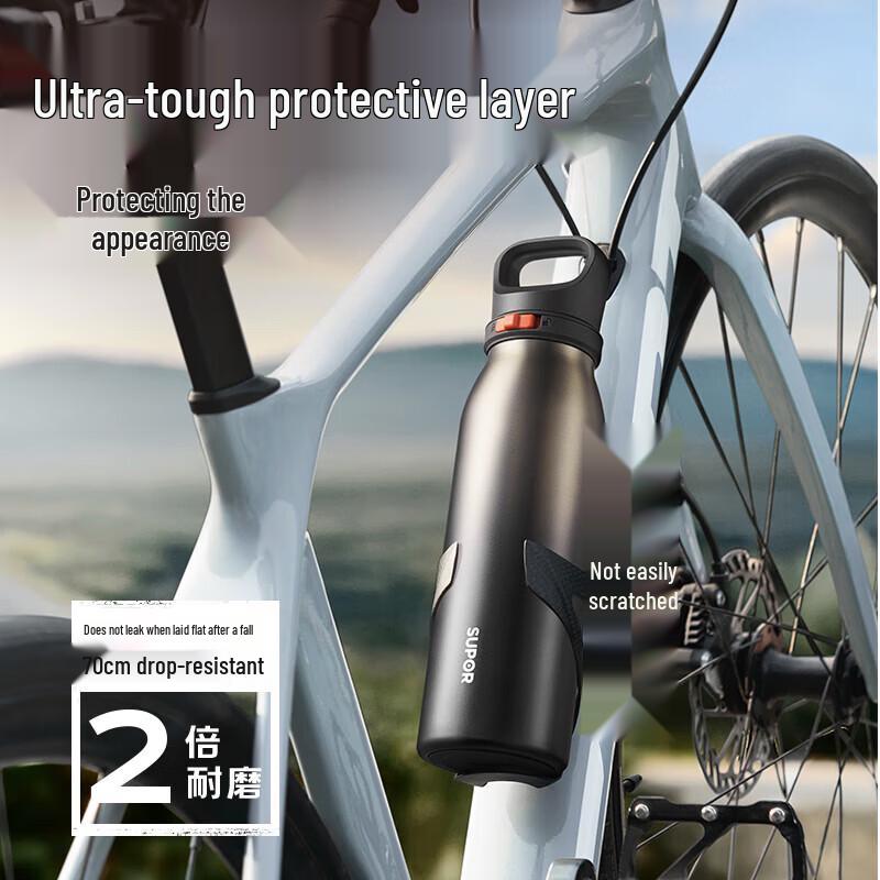 Supor Portable Stainless Steel Insulated Water Bottle