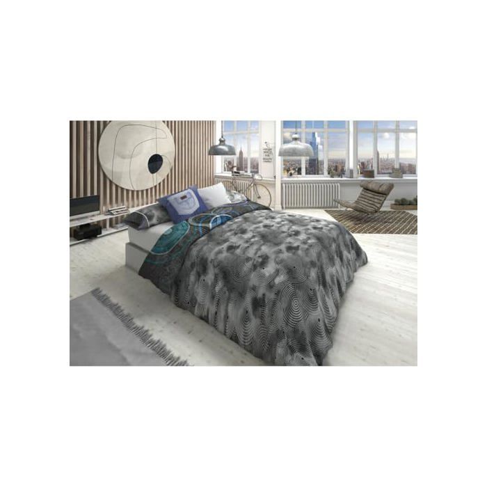 Parure de lit 3 pièces - Lois - Lit 90 cm - Multicolore - Coton - 39x30x4 cm - Housse de couette incluse