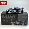 YVAZ6 MINIGT 1:64 Toyota GR86 HKS TYPE R 2022 Tokyo Auto Salon MGT Alloy Car Model 1005
