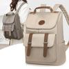 Backpack Women's Solid Color Schoolbag Large Capacity Backpack