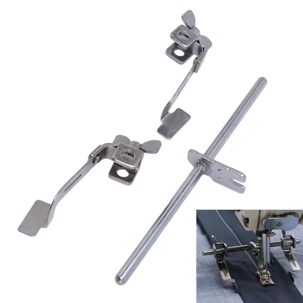3pcs Precision Lockstitch Stitch Ruler Adjustable Width Sewing Machine Guide Industrial Sewing