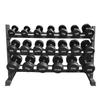 Xinkaiida Rubber-Coated Dumbbell Rack Set