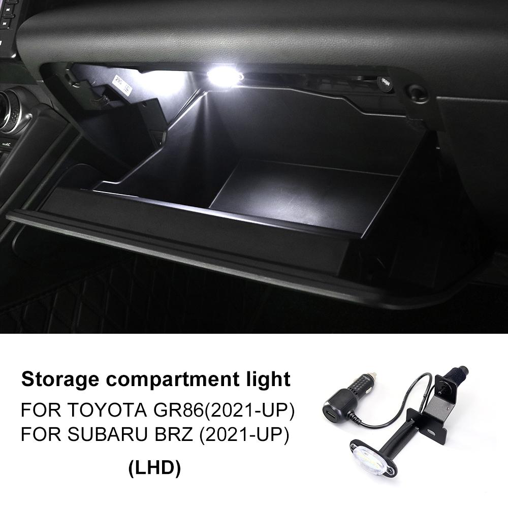 KUNGKIC RHD LHD Light For Subaru BRZ ZD8 Toyota GR86 ZN8 2025 2025 2025 2025 Car LED Glove Box Boot Compartment White Blue Lamp