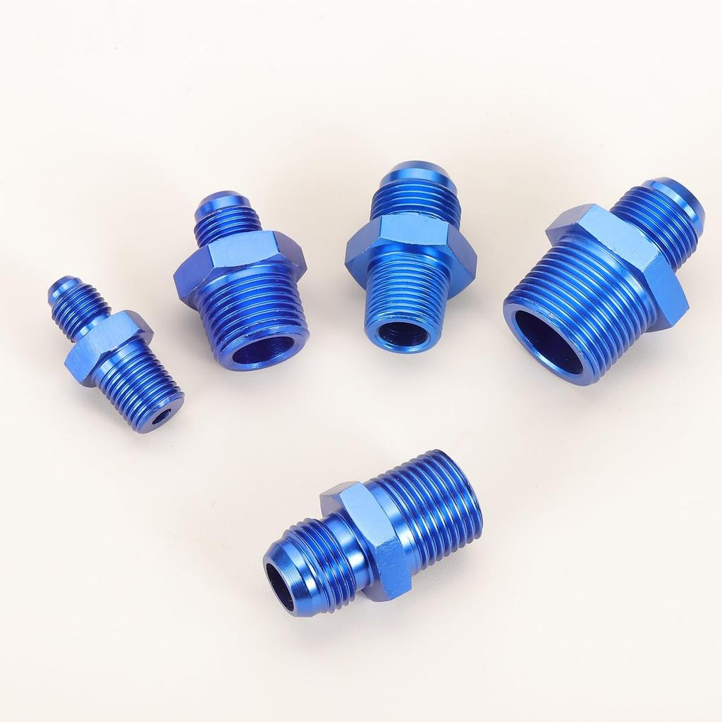 uxcell Set of 2 AN10 Mail Flare 1/2" NPT Pipe