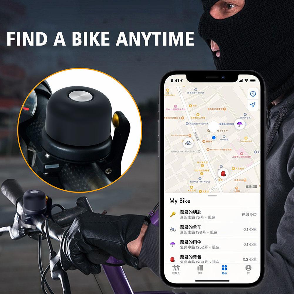 1/2/3PCS Metal Bicycle bell for airtag Case Aluminum Alloy Waterproof Bike Mount GPS Tracker Anti-lost Holder For Apple BikeTool