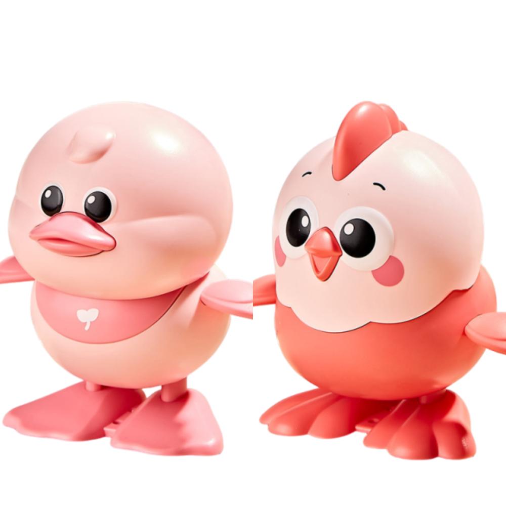 Durable Construction Jumping Chicken Toy Funny Movement Clockwork Toy  Birthday Gifts