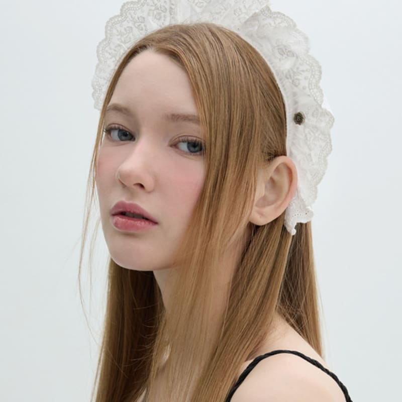 

Коричневая шляпа [ободок] Шу Шу Повязка для волос WHITE