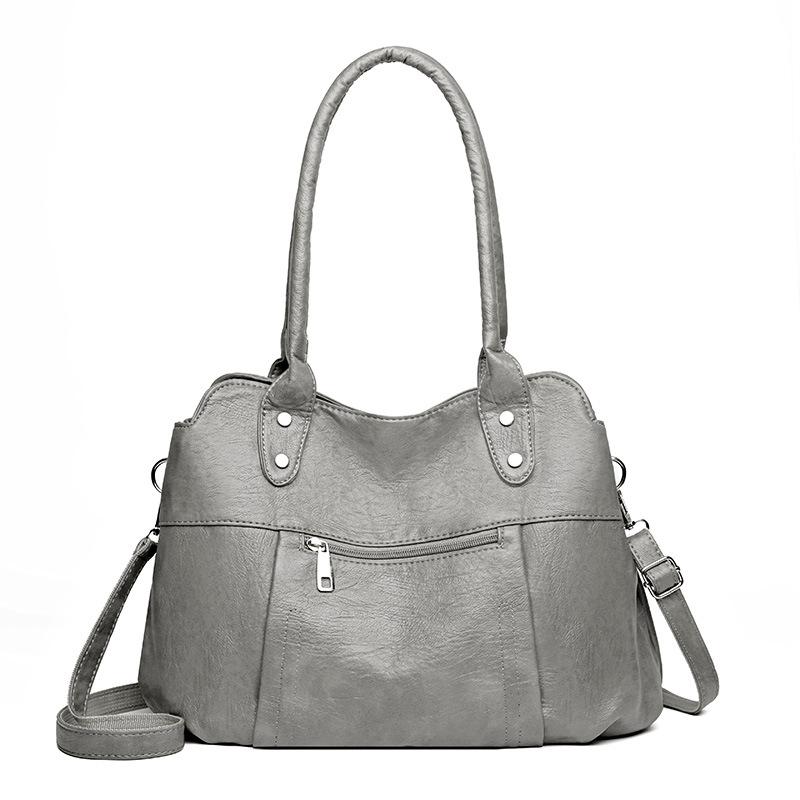 Mother Bag Soft Leather Handbag Women's Shoulder Crossbody Bag Computer Bag Tote Bag