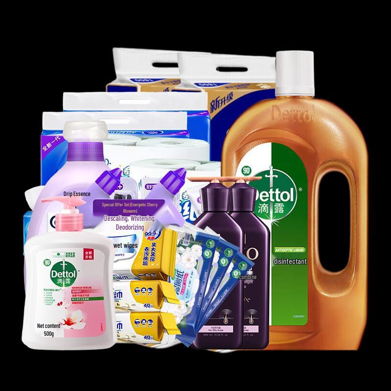 Dettol Floral Scent Hand Wash & Home Cleaning Kit