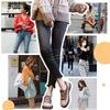 Retro Versatile Leather Platform Shoes Women's Spring Inner Height Increase Casual Women's Shoes First Layer Cowhide Brock Shoes