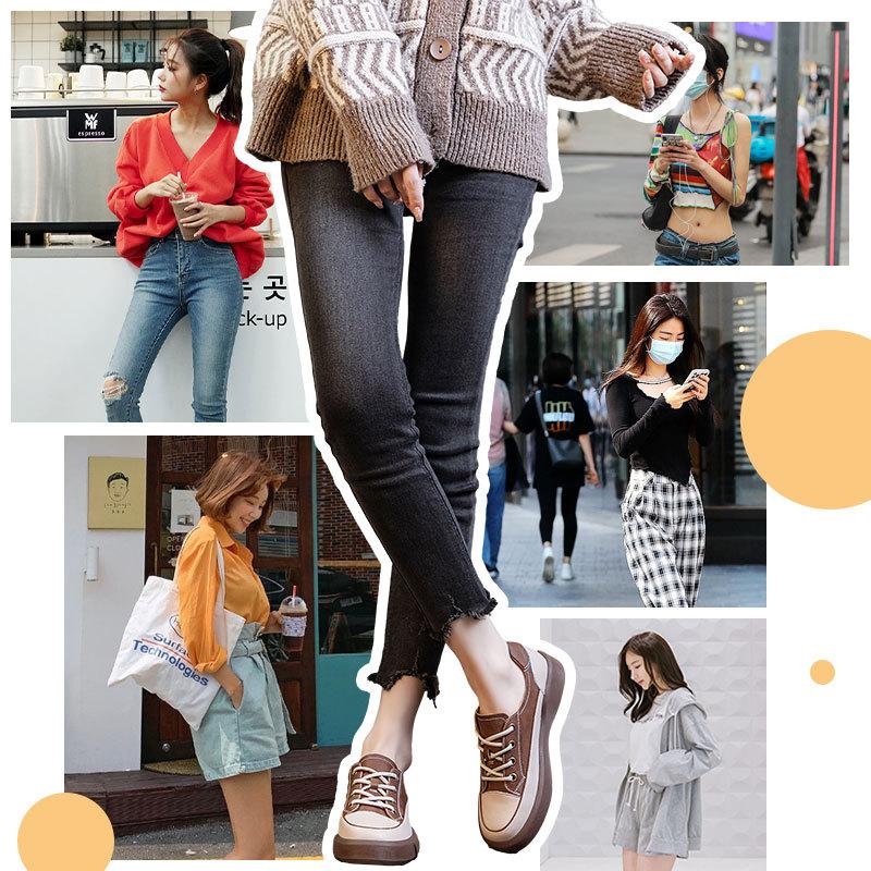 Retro Versatile Leather Platform Shoes Women's Spring Inner Height Increase Casual Women's Shoes First Layer Cowhide Brock Shoes