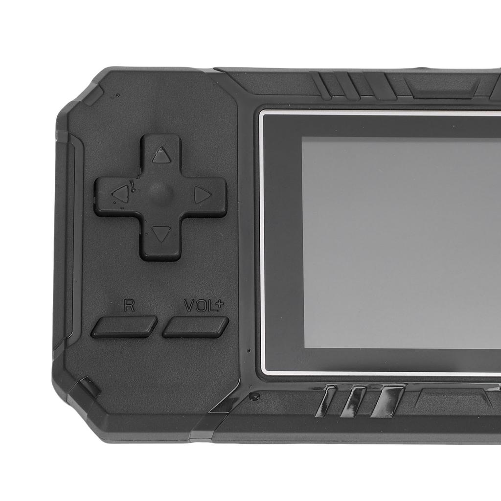 Handheld-Spielekonsole 3 Zoll HD-Bildschirm AV-Ausgang Retro-Gaming-Konsole Eingebaute Mehrere Spiele mit Griff Schwarz
