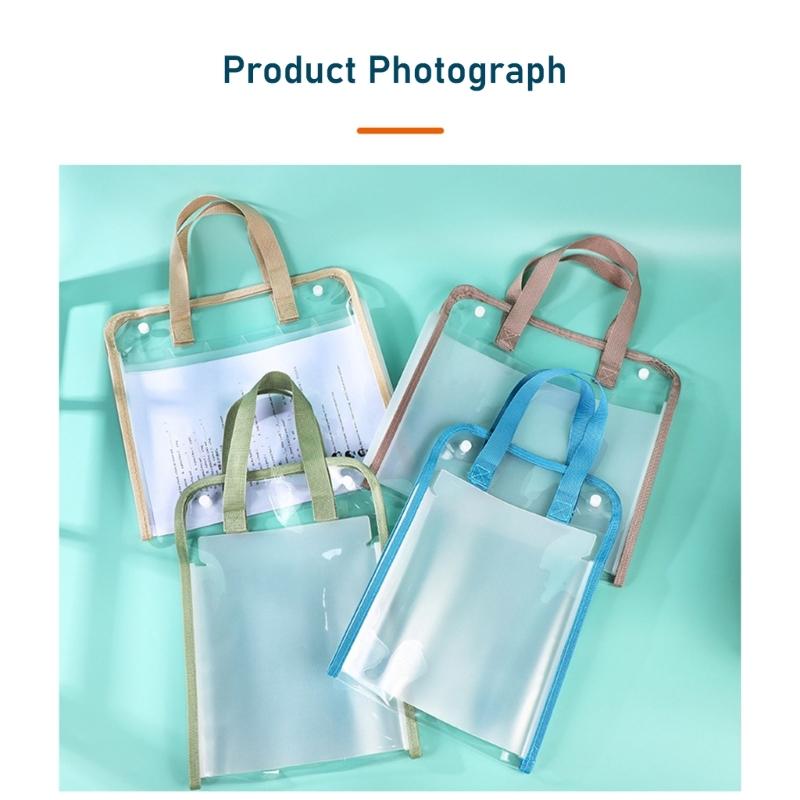 13 Pocket Expandable File Folder Expanding Document Organiser Sorting Folder Water Resistant Clear PVC Document Folder
