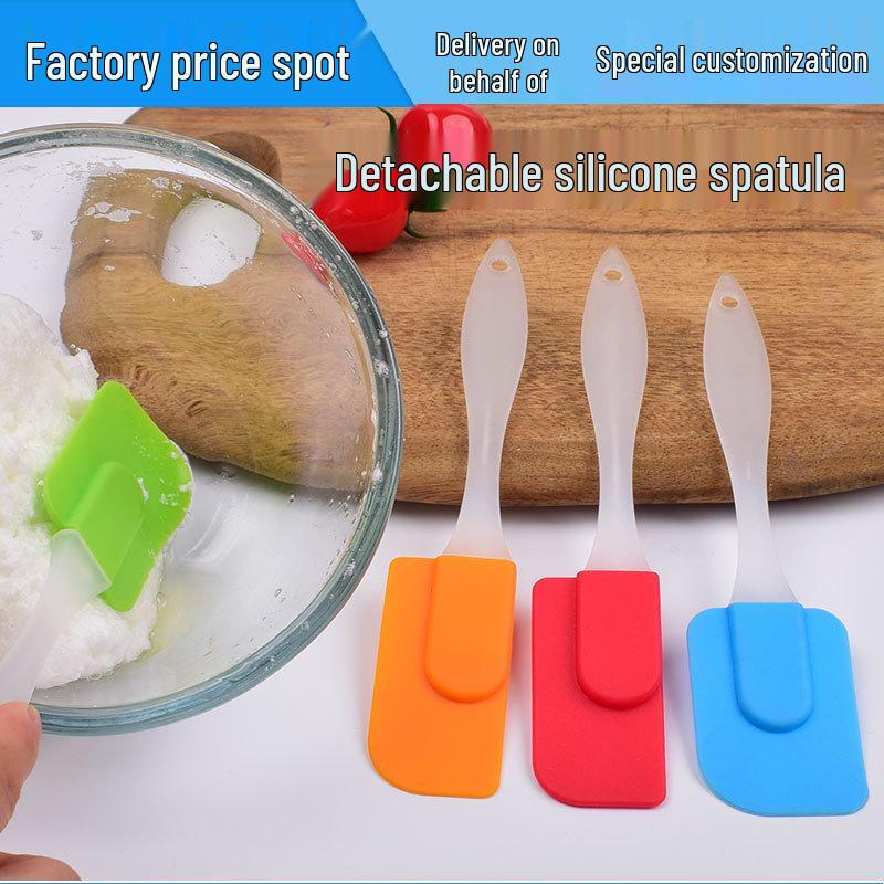 

Large Silicone Baking Spatula for Cake and Cream - High Temp Resistant Kitchen Tool Yellow