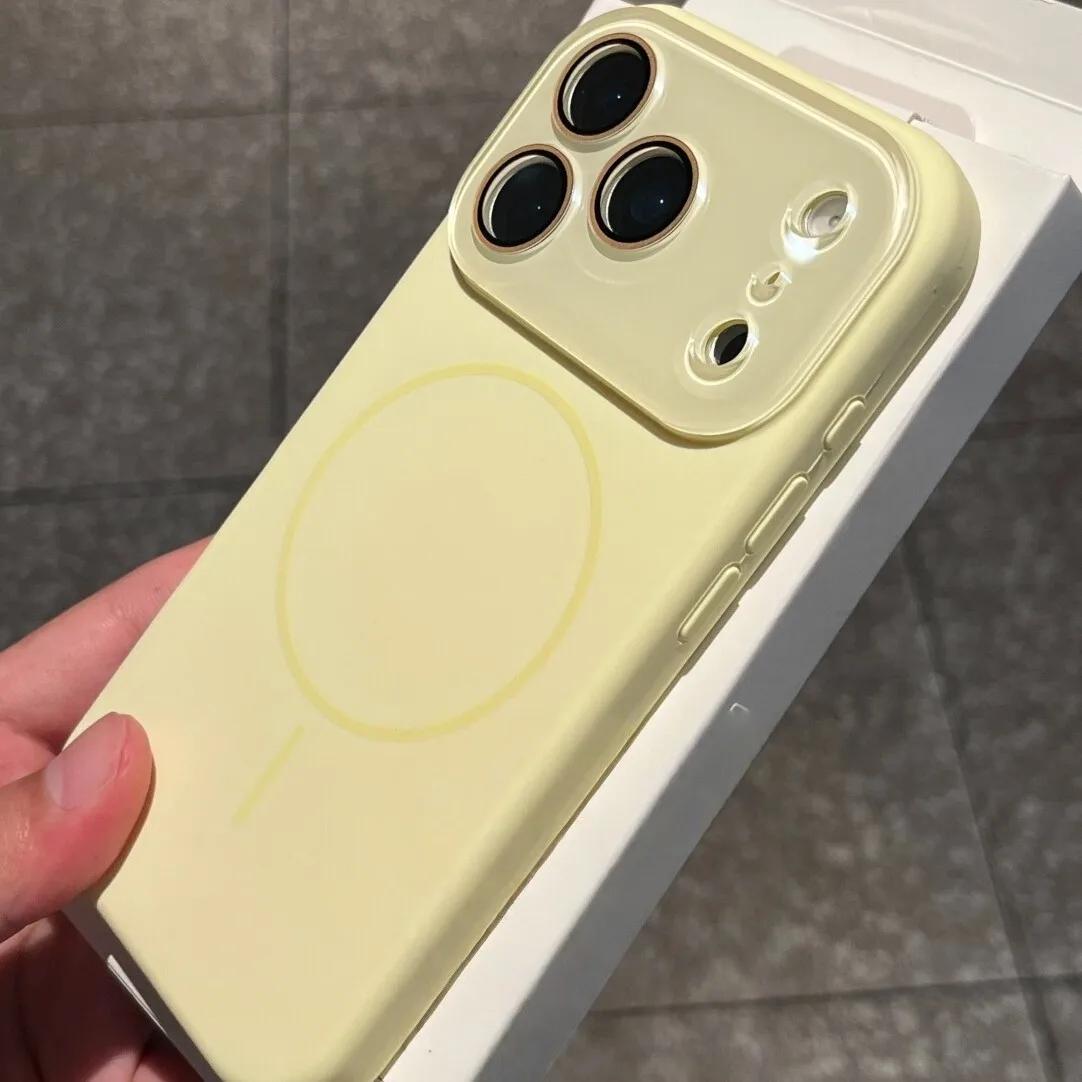 

Оригинальный жидкий силикон для чехла Magsafe для iPhone 17 Pro 16 15 14 13 12 11 17 Pro Max Air Мягкий противоударный чехол для камеры iPhone 11