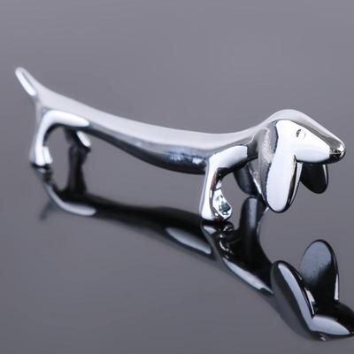 3PCS Chopsticks Tableware Stand Dog Shaped Stainless Steel  Knife Fork Storage Pillow Rack Spoon Holder Home Kitchen Accessories High Quality
