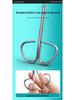 Stainless Steel Russian Style Cuticle Nipper, Clipper, Eyebrow Tweezer, and Nail Art Scissors Set