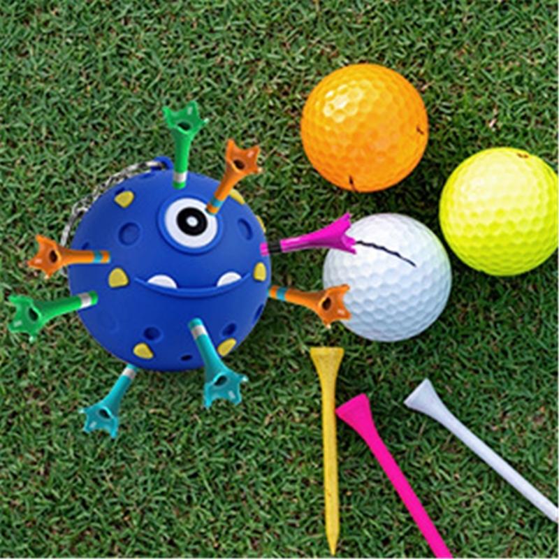 Portable Silicones Golf Tees Holder With Light weight Build For Easy Carrying And Storage In Golf Bags