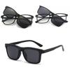 Polarized Sunglasses Men Women 2 In 1 Magnetic Clip On Glasses  Optical Prescription Eyewear Frames Eyeglasses