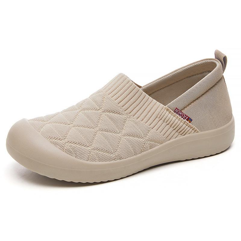 Shoes women's summer new one-pedal old Beijing cloth shoes lightweight flat shoes soft sole comfortable versatile mother shoes
