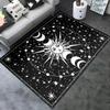 Boho Sun Changes Moon Starry Sky Celestial Carpet for Living Room Bedroom NonSlip Soft Rug Kitchen Table FloorMat Festivals Gift