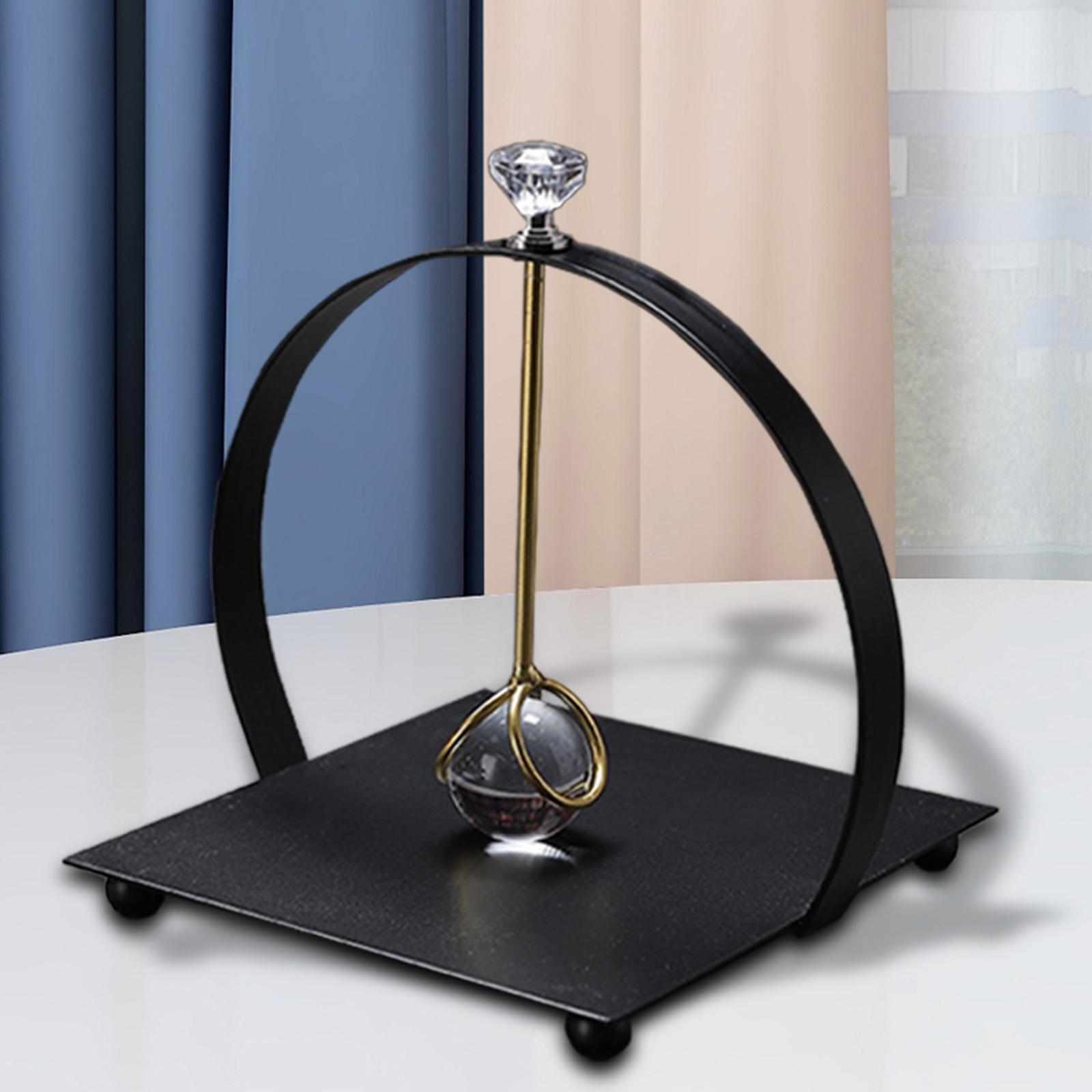 

Napkin Holder Tabletop Cards Towel Notes Iron Organizer Napkin Rack with Weighted Arm for Countertop Bar Picnics Kitchen Stand чёрный