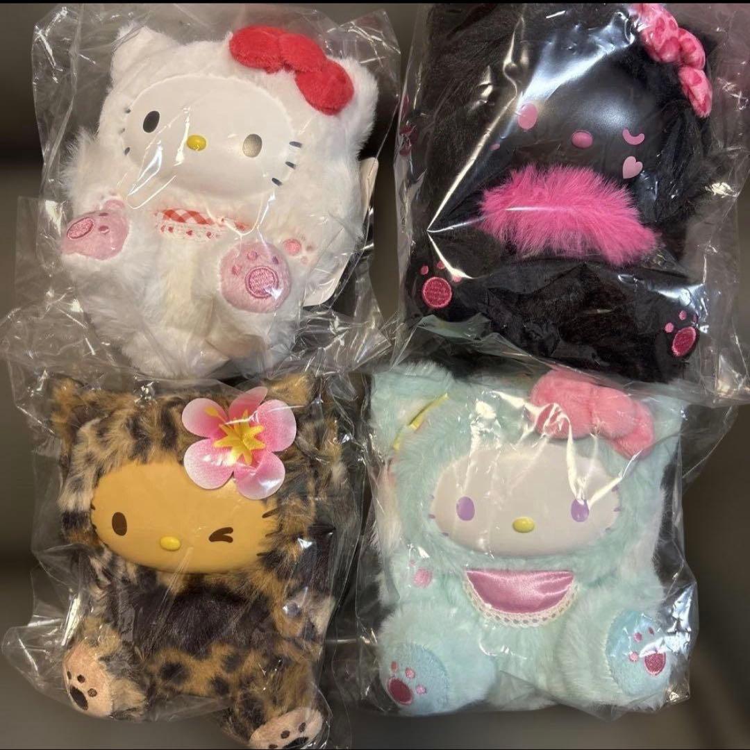 Sanrio Fine Face Cat Hello Kitty Plush Mascot Charm