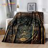 HD Muslim Islam Prayer Kneeling Poly Mats Mandala Soft Blankets,Keep Warm Throw Blanket for Picnic Beds Sofa Home Bedroom Gift