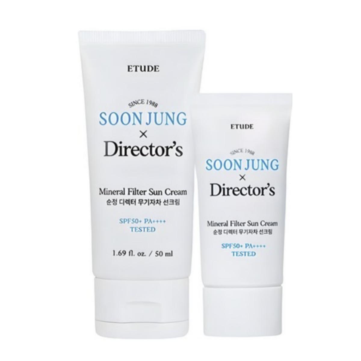 

ETUDE HOUSE Солнцезащитный крем Soonjung Director s Mineral Filter SPF50 50мл + 20мл