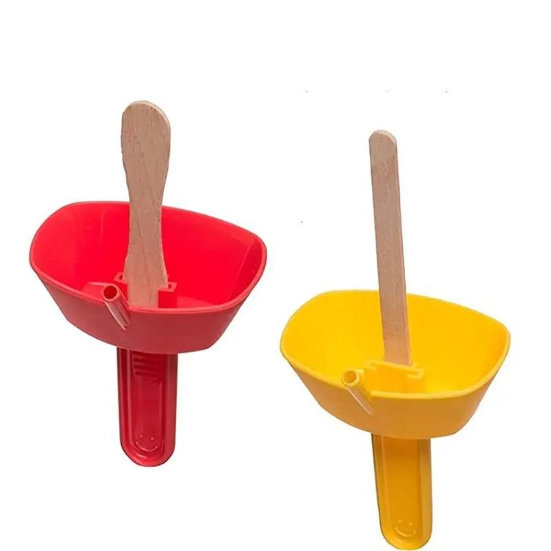 1/2/4pcs Leakproof Ice Cream Holder Set, Drip Catcher Tray for Popsicle & Cone, Portable Snack Protector for Picnic Party Beach