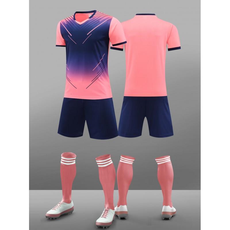 Kids Youth Soccer Jersey Training Uniforms Boys Girls Running Sports Match Teamwear