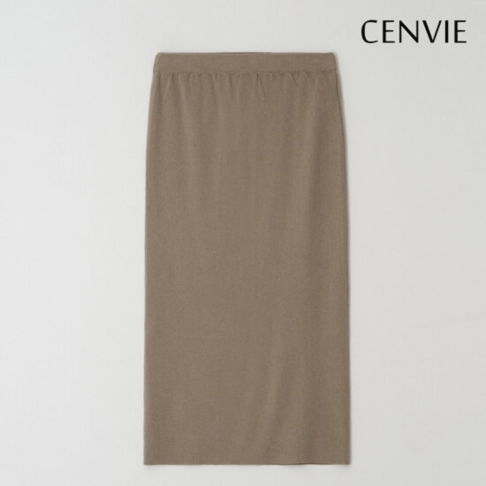 Senbi Modern Knit Setup Shirt + Skirt 2pcs Set
