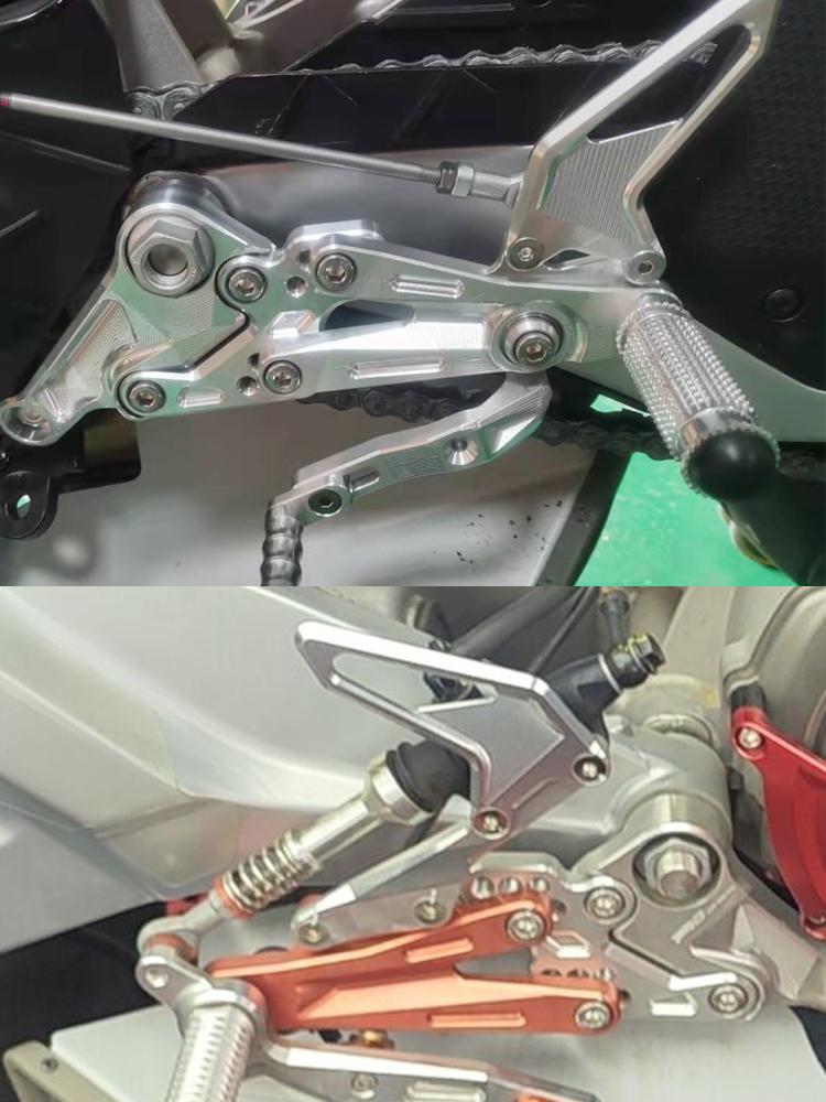 For Aprilia RS660 / Tuono 660 2021 2022 2023 2024 2025 CNC Footpeg Rearset Footrest Rear Set Foot Peg Pedal RS 660 Tuono660