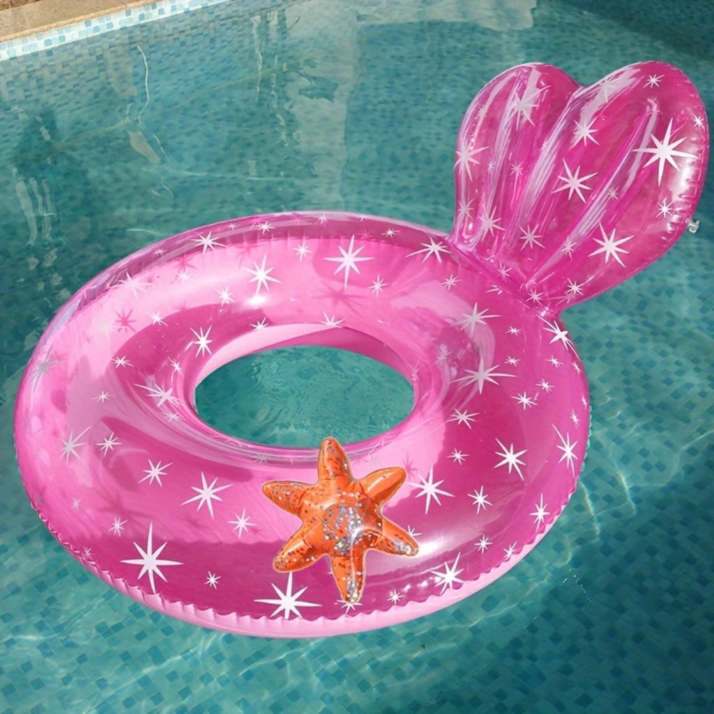 Creative Inflatable Starfish Swimming Ring, Cute Floating Ring Pool Float For Sunbathing And Swimming
