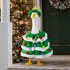Christmas Yard Decoration Outfit with Hat and Cape