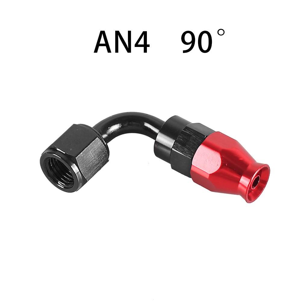 Racord pivotant pentru furtun de combustibil, ulei, AN4/6/8/10/12, adaptor drept 0°/45°/90°/180°, pentru racord pivotant din PTFE