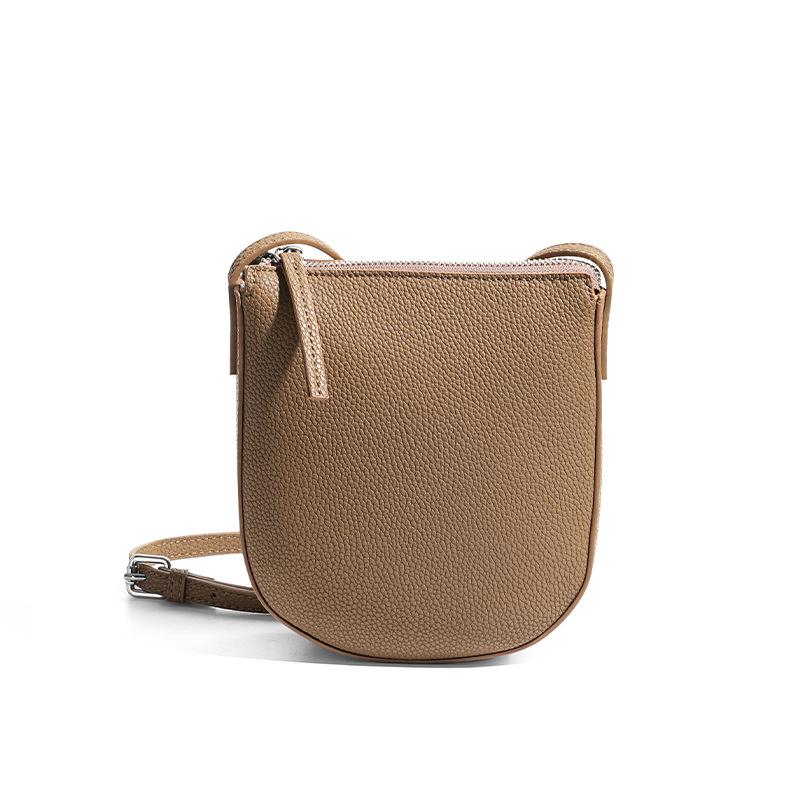 

Сумка кроссбоди из натуральной кожи в корейском стиле для женщин - Высококачественная модная универсальная сумка через плечо из коровьей кожи большой вместимости