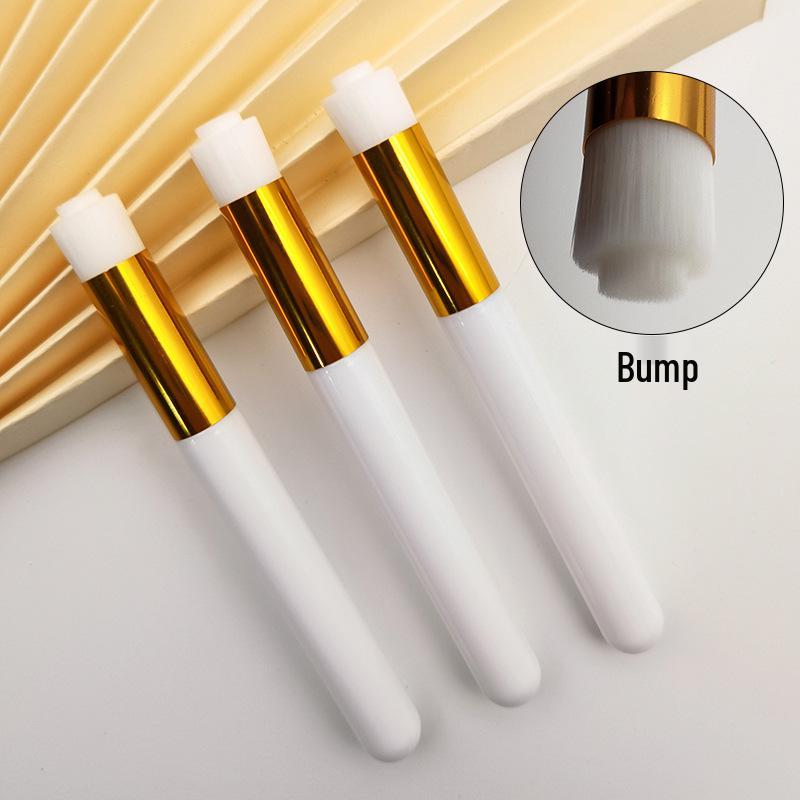 Angled Nose Shadow & Eyelash Cleaning Brush - Blackhead Remover, Makeup & Beauty Tool