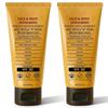 2 ks minerálního opalovacího krému SPF 50 bezpečného pro korálové útesy se zinkovým oxidem, nemastné složení na bázi lůj pro obličej a tělo