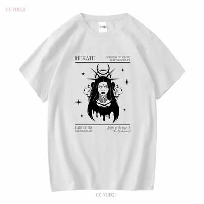 Triple Goddess T Shirt Hecate Greek Mythology Hekate Necromancy Whimsigoth Clothing Witchcore Witchy Stuff Freyja Hades Unisex