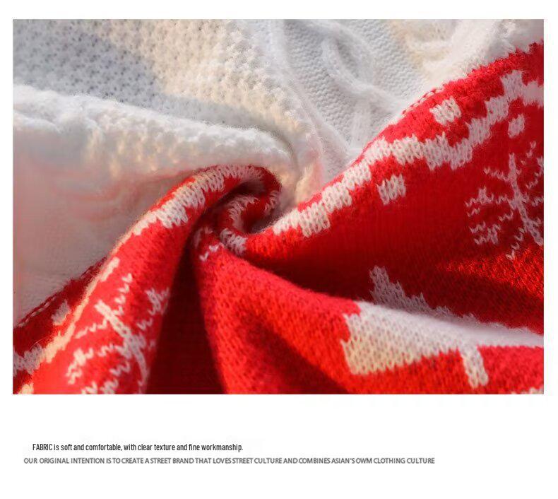2025 Winter Retro Casual Christmas Sweater - American High-End Thickened Knitwear
