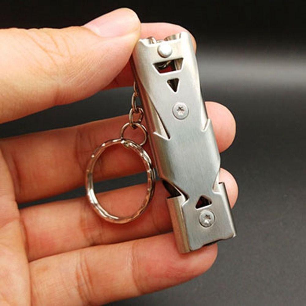 Portable Keychain Whistle 6 Colors Camping Hiking Tool New High Decibel Whistle Outdoor Tool