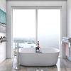 Versatile Privacy Window Film Self Adhesive Frosted Glass Film Opaque No Glue Static Cling Sticker For Office,Bathroom Living Ro