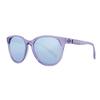 ARMANI EXCHANGE Minimalist Fashion Trend Temple Logo Nylon Cat Eye Sunglasses Women's Purple