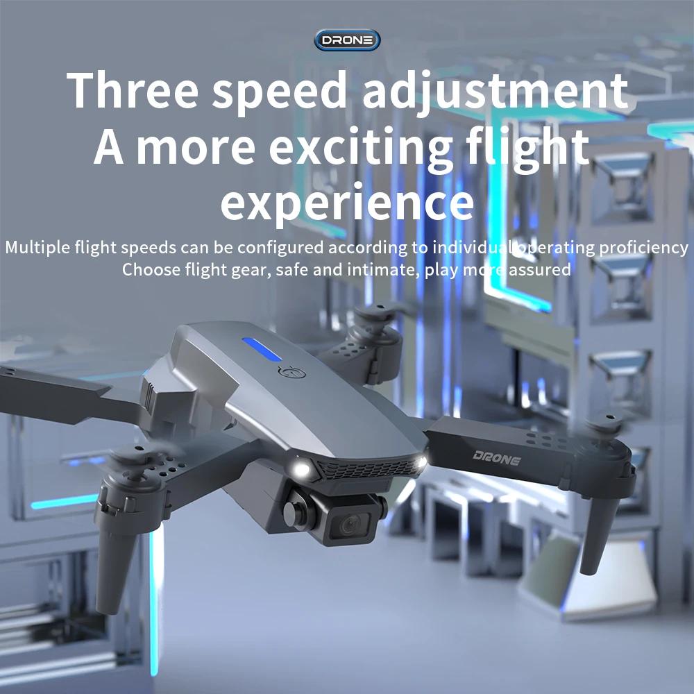 2025 E88 Dron RC Profesional HD 4K Cámara Gran Angular Helicóptero Plegable Quadcopter Aeronave Regalo para Niños Juguetes Por KBDFA