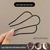 U-Shaped Fixed Hairpin with High-End Alloy Comb for Women's Updos - Ancient Style Four-Tooth Insert
